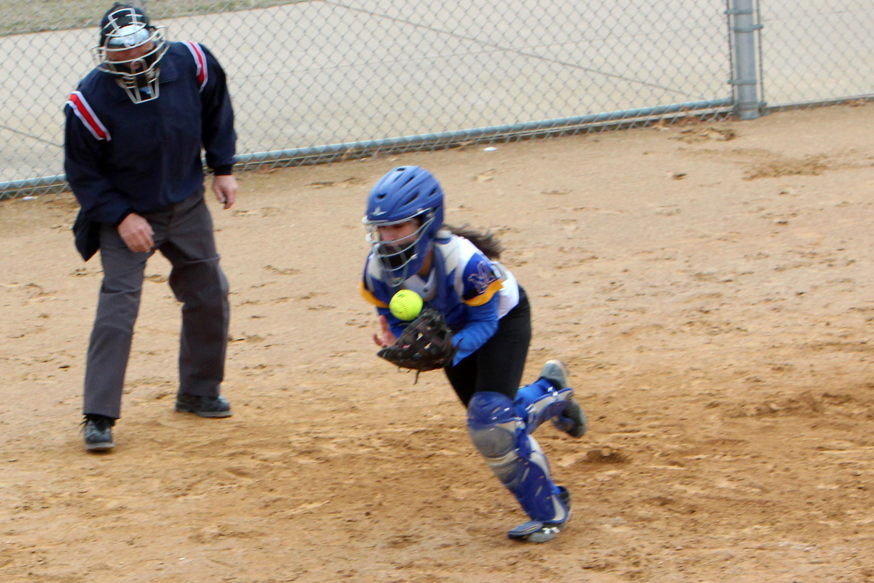 Fall Creek at McDonell softball 4-18-19